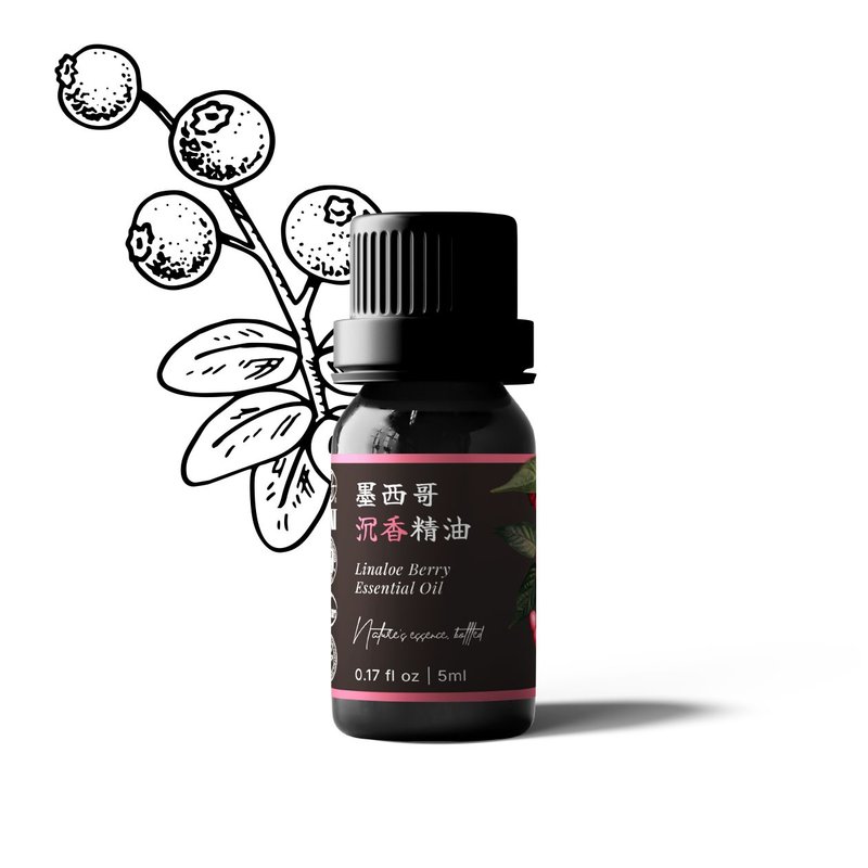 【卡佛香】墨西哥沉香精油 - 香薰/精油/线香 - 玻璃 黑色