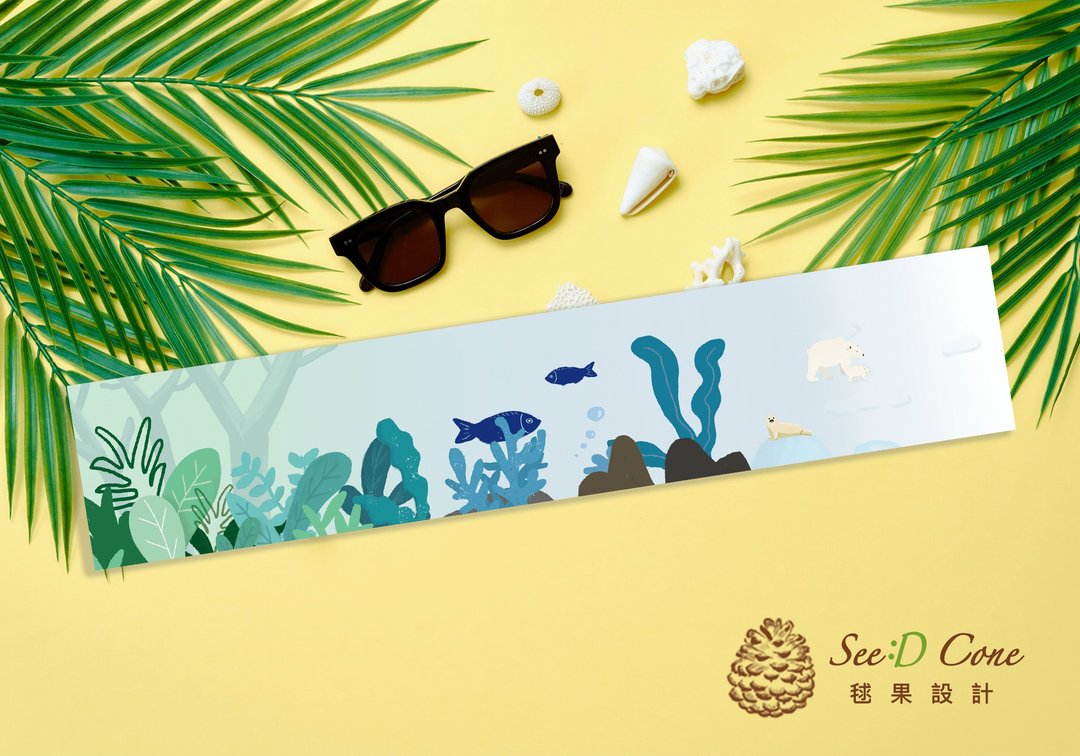 绝对激凉凉感巾-自然之书 Cooling towel - 毛巾浴巾 - 其他材质 白色