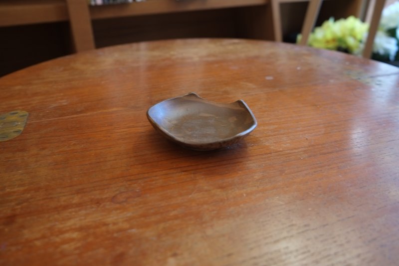 手作佐餐碟 003 - 浅碟/小碟子 - 陶 咖啡色