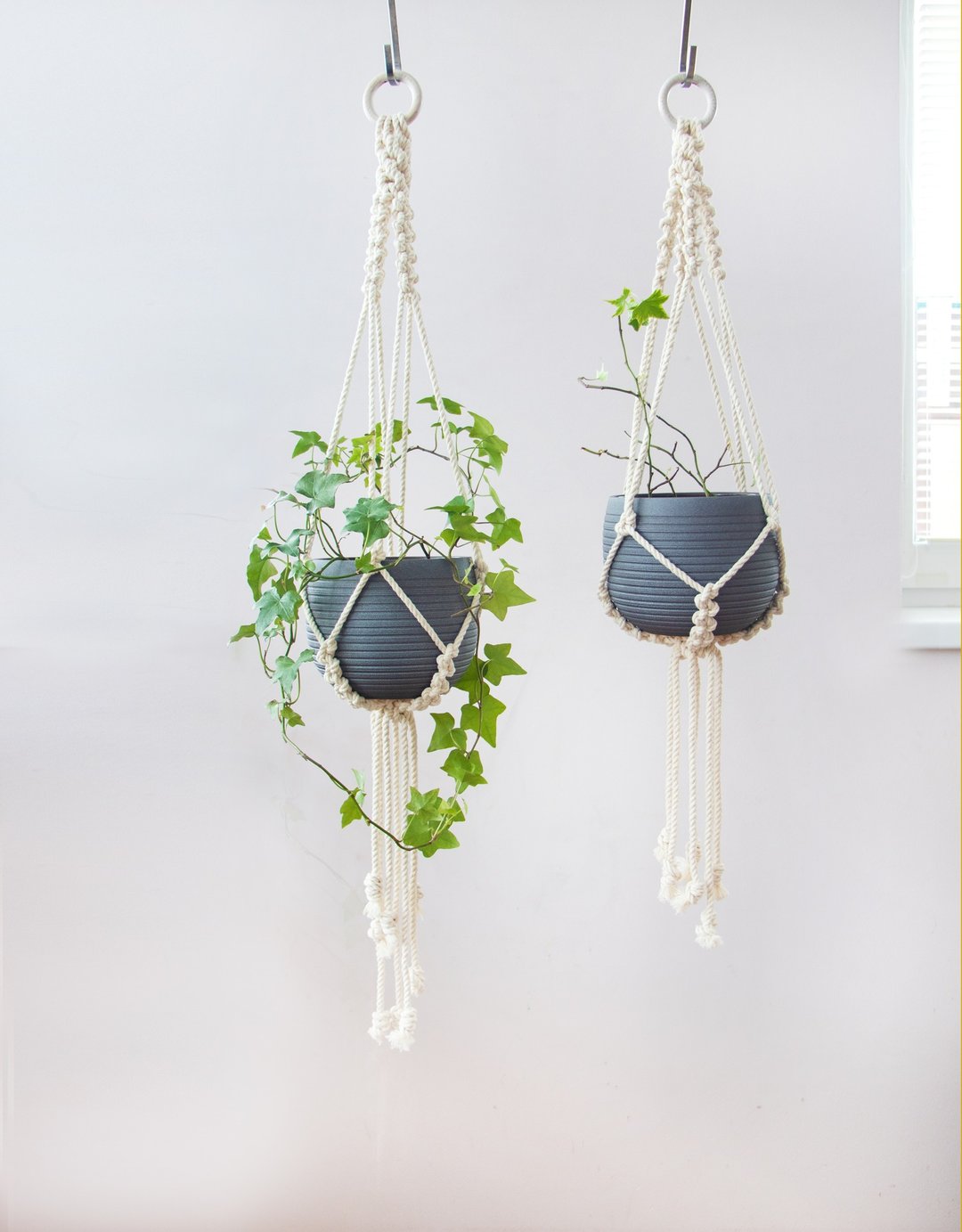 Macrame Plant Hanger, Macrame Hanging Planter, Macrame Plant - 植栽/盆栽 - 棉 