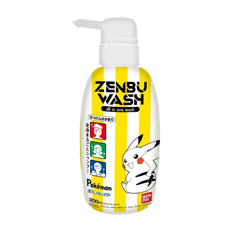 BANDAI-宝可梦三合一洗发沐浴乳 300ml - 沐浴用品 - 其他材质 多色