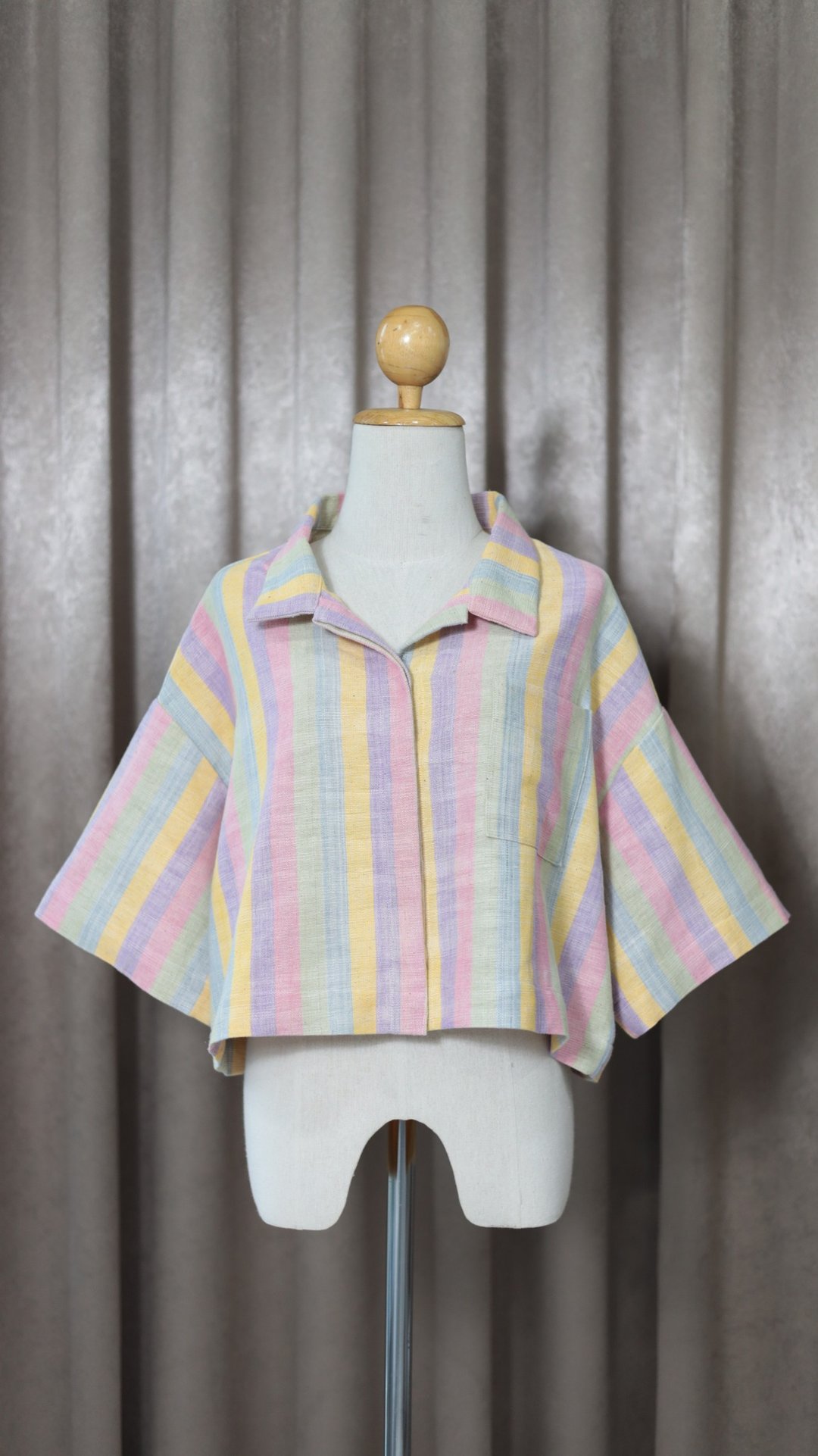 Loom & Leaf - Oversized Shirt - 女装衬衫 - 棉 多色