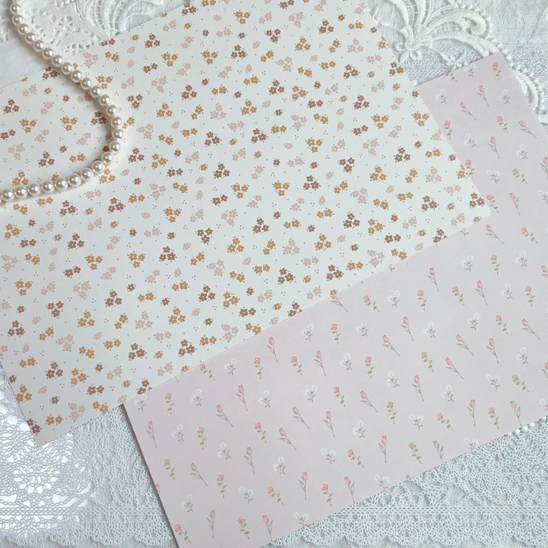 picnic design paper flower - 纸盒/包装盒 - 纸 多色