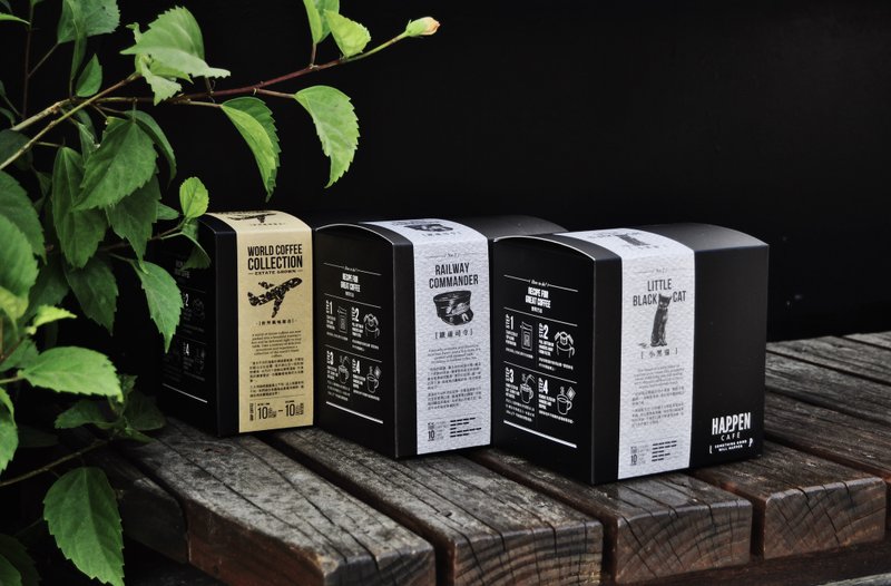 【优惠组合】综合挂耳组合 3 盒入 - 咖啡 - 新鲜食材 黑色