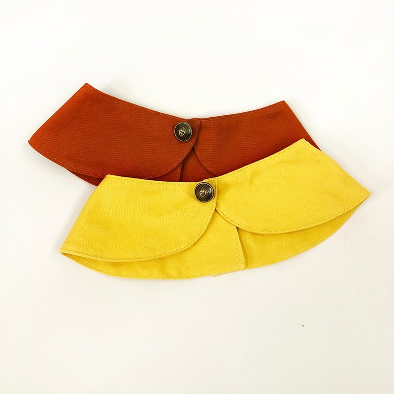 素面犬用装饰领巾/小披风 两色 - 衣/帽 - 棉．麻 多色