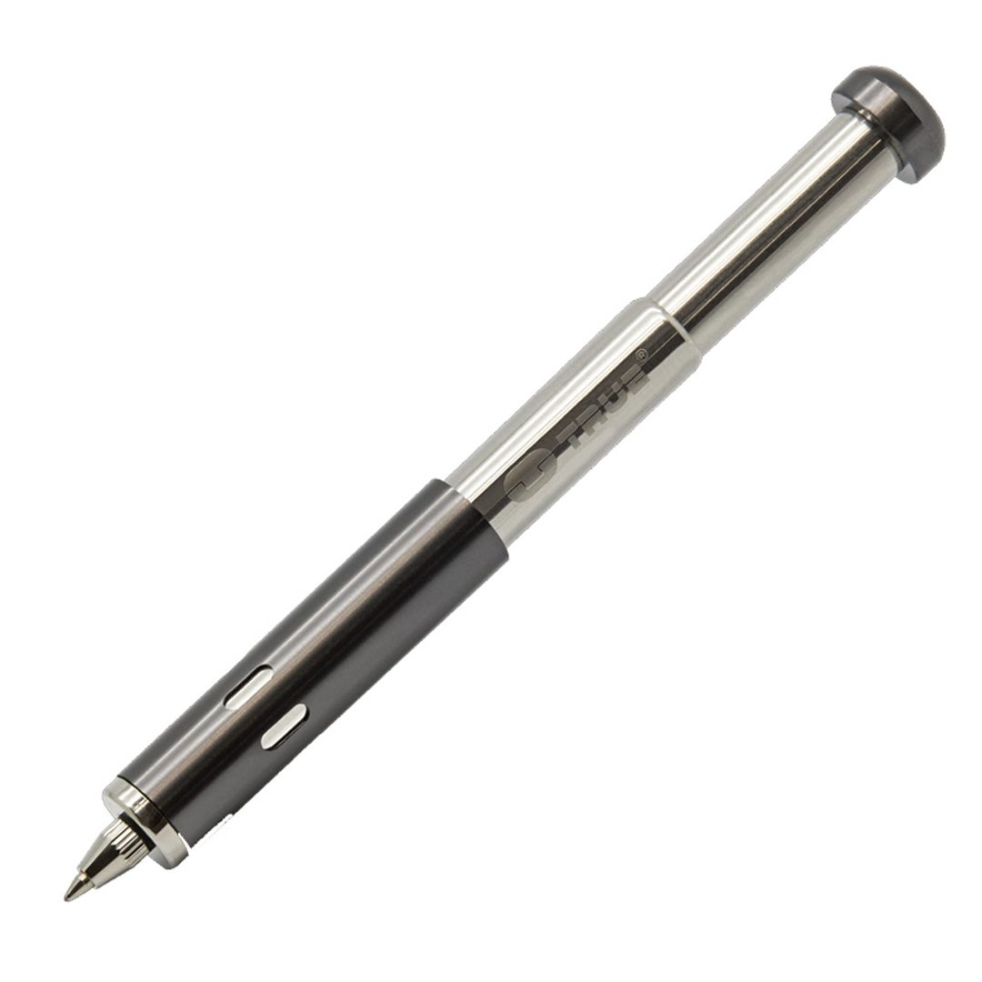 【True Utility】英国多功能伸缩原子笔TELESCOPIC PEN-吊卡版 - 钥匙链/钥匙包 - 不锈钢 银色