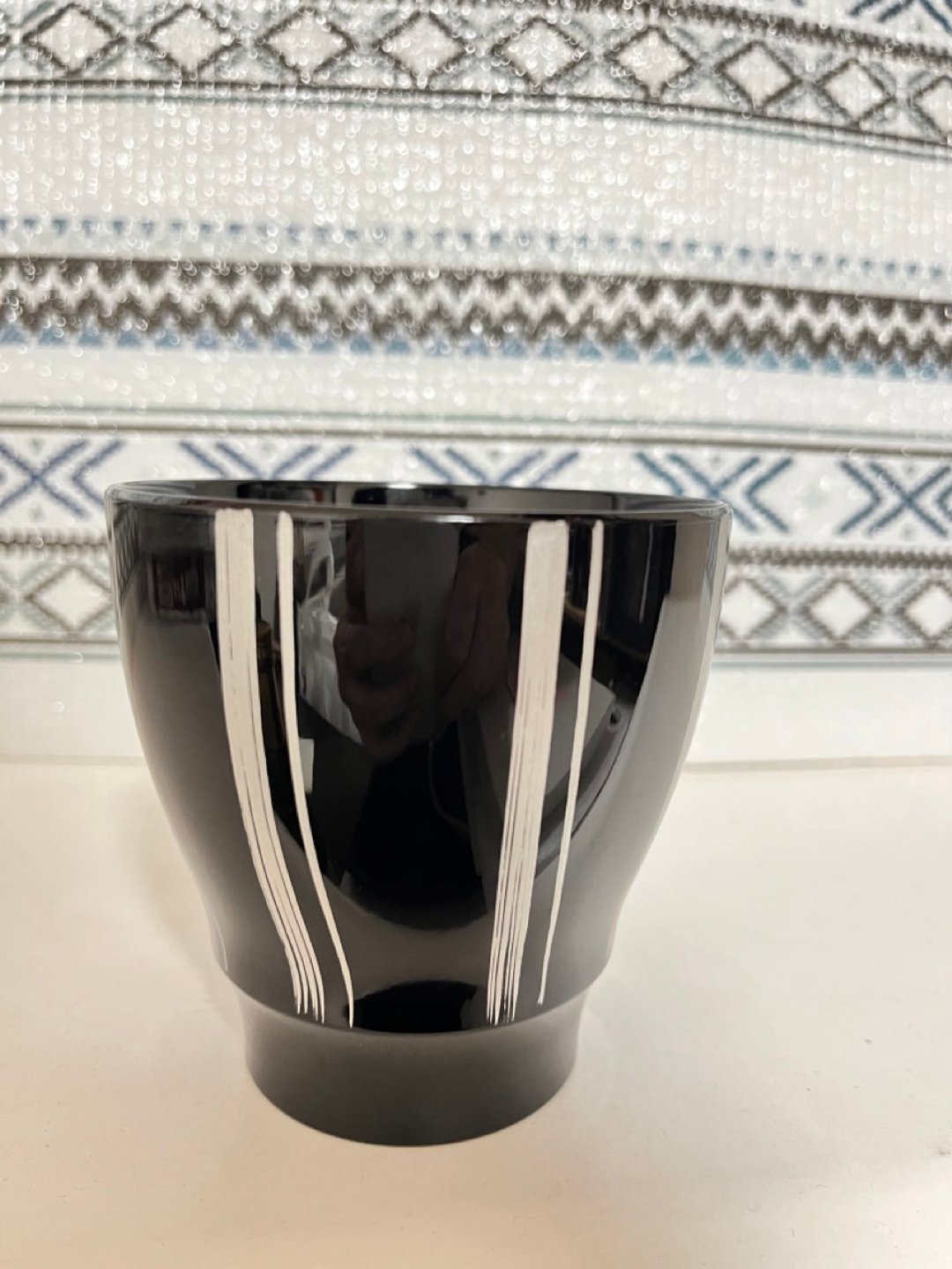 会津漆笔莳绘杯[银黑]茶清酒杯 - 其他杯子 - 木头 银色