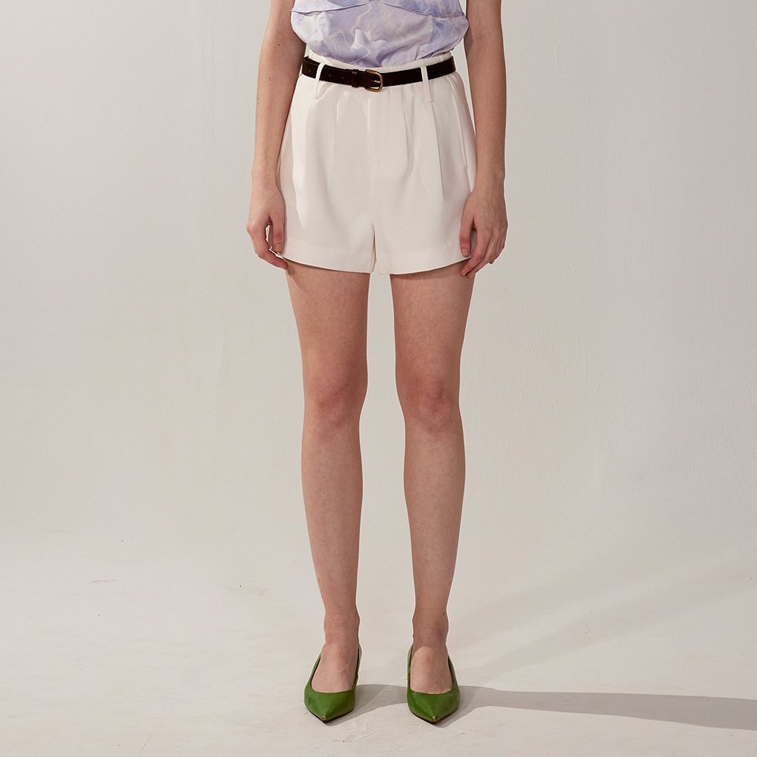 AVVJOY | 質感修身西裝短褲 - 女装长裤 - 其他材质 