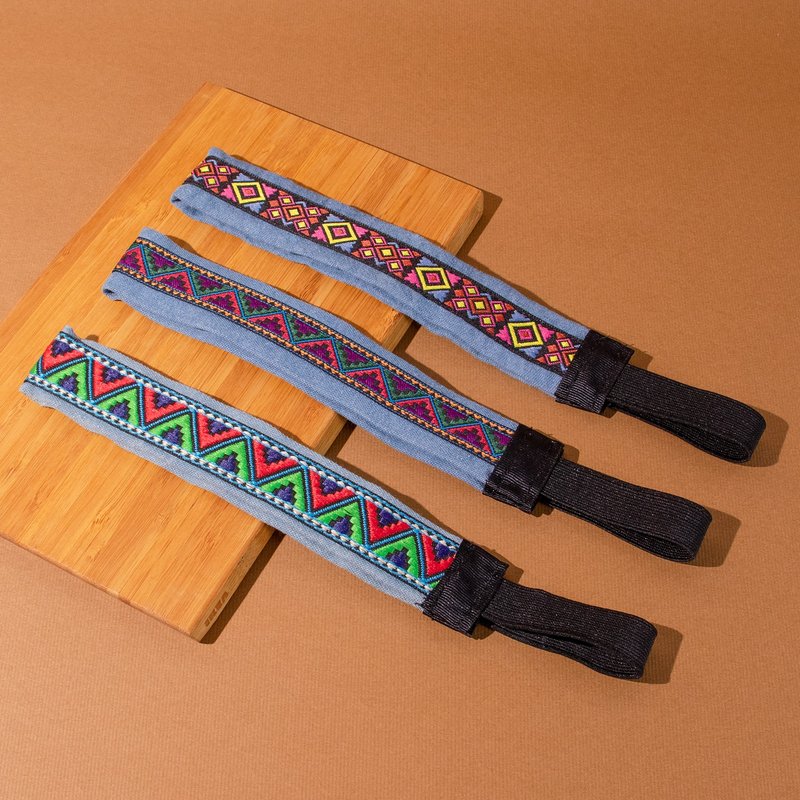 牛仔织带发带 / 浅蓝 - 发饰 - 棉．麻 多色