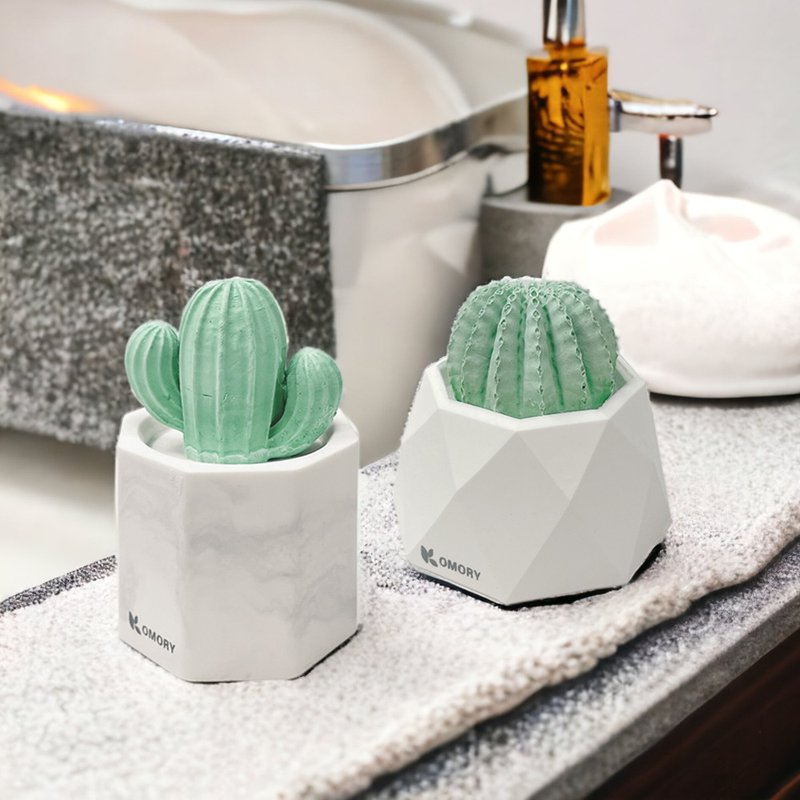 【OMORY】多肉植物盆栽造型扩香石 - 香薰/精油/线香 - 其他材质 