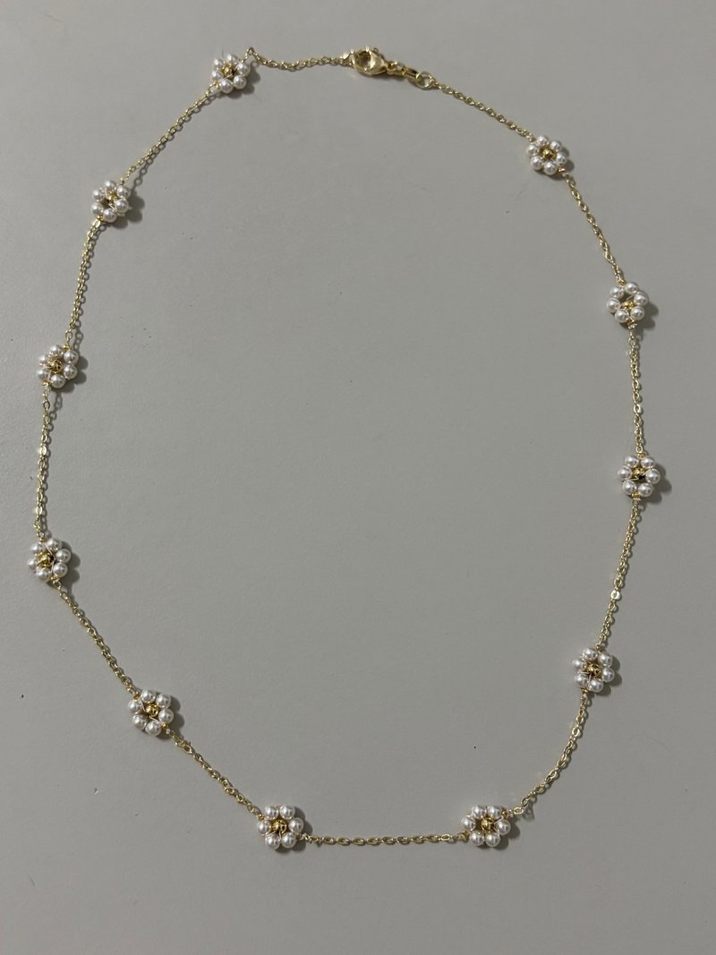 Daisy necklace - 项链 - 贵金属 