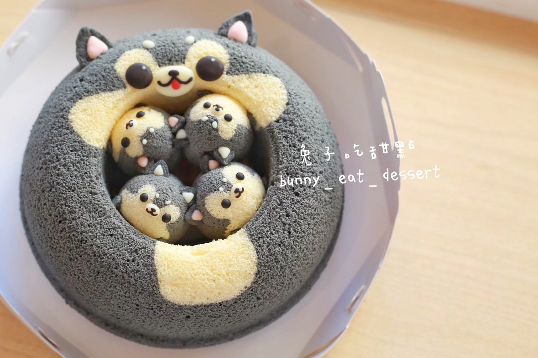哈士奇戚风蛋糕 for kellywu29价差 - 蛋糕/甜点 - 新鲜食材 