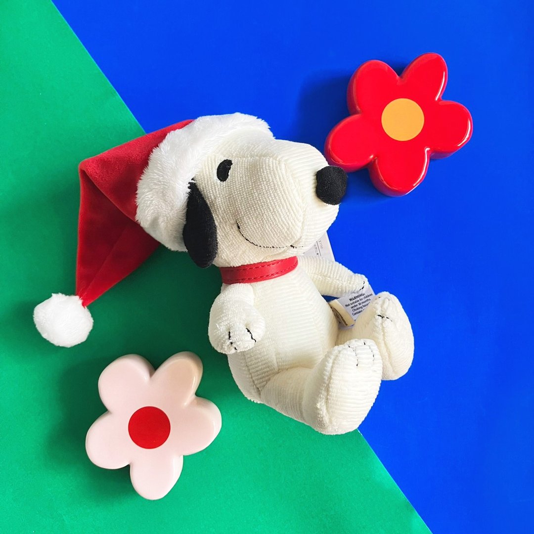 BON TON TOYS Snoopy史努比填充玩偶-圣诞狗 17cm - 玩偶/公仔 - 聚酯纤维 多色