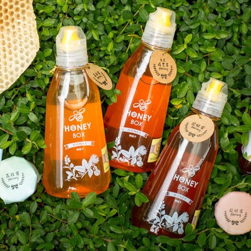 方便挤压瓶 360g - 蜂蜜/黑糖 - 塑料 橘色
