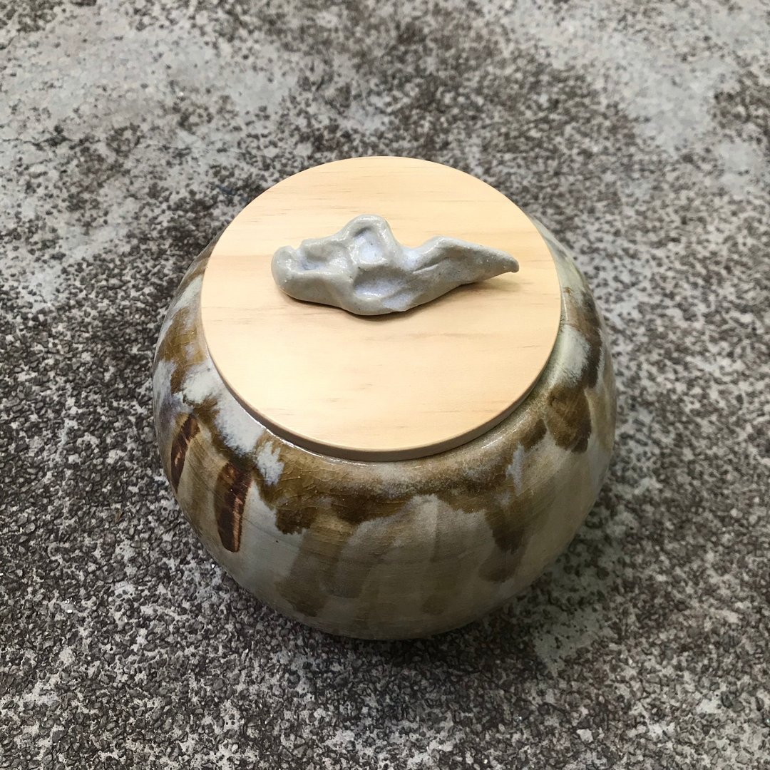 终于 你还是变成了一朵云/ 竹土石山 宠物骨灰罐 大款 想念 珍藏 - 其他 - 陶 卡其色