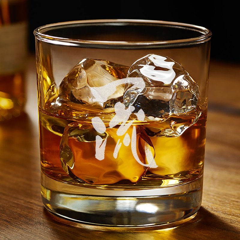 生日礼物|一流日本书法威士忌对杯 |  Japanese calligraphy - 酒杯/酒器 - 玻璃 