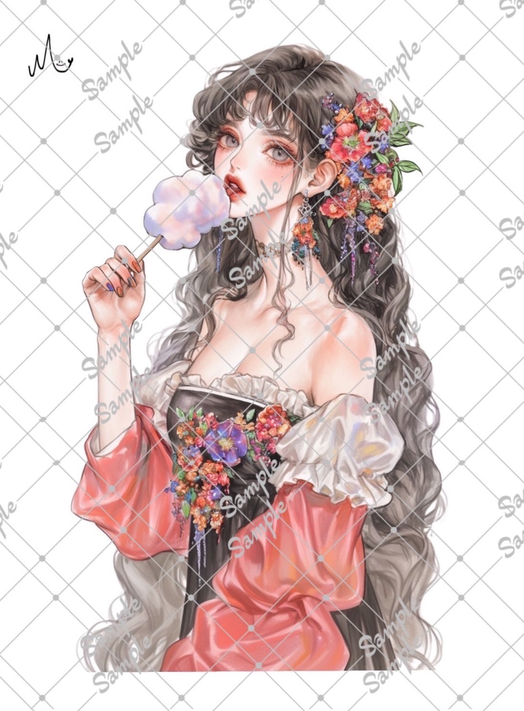 原创人物贴纸 8月新款 - 贴纸 - 纸 