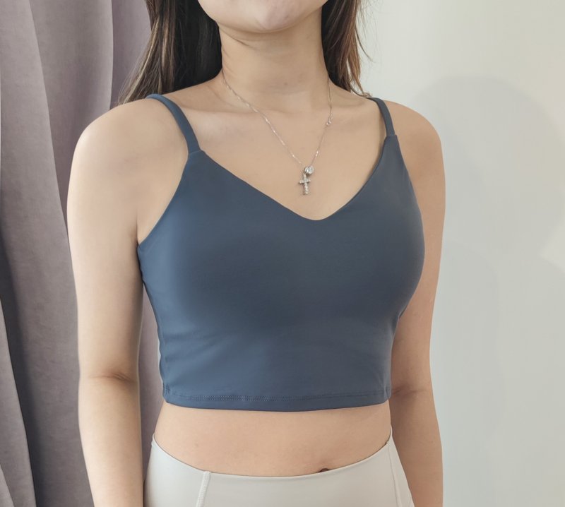 【FlexiFlow 】皇牌热卖升级版 Basic Flow V 运动背心- 附胸垫 - 女装运动内衣 - 碳纤维 