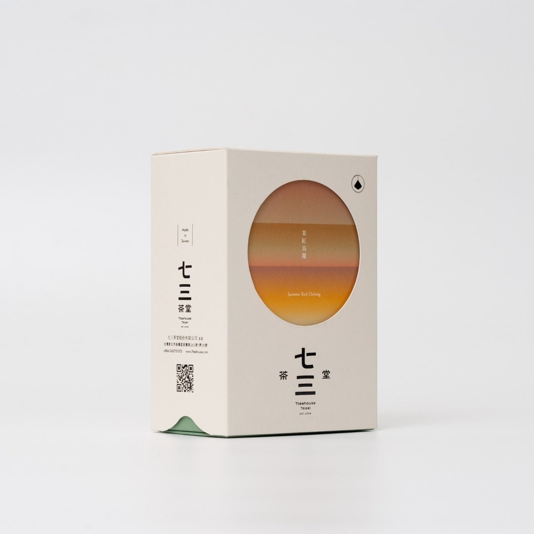 七三茶堂 立体茶包丨茉红乌龙 8单入–精装盒 - 茶 - 纸 白色