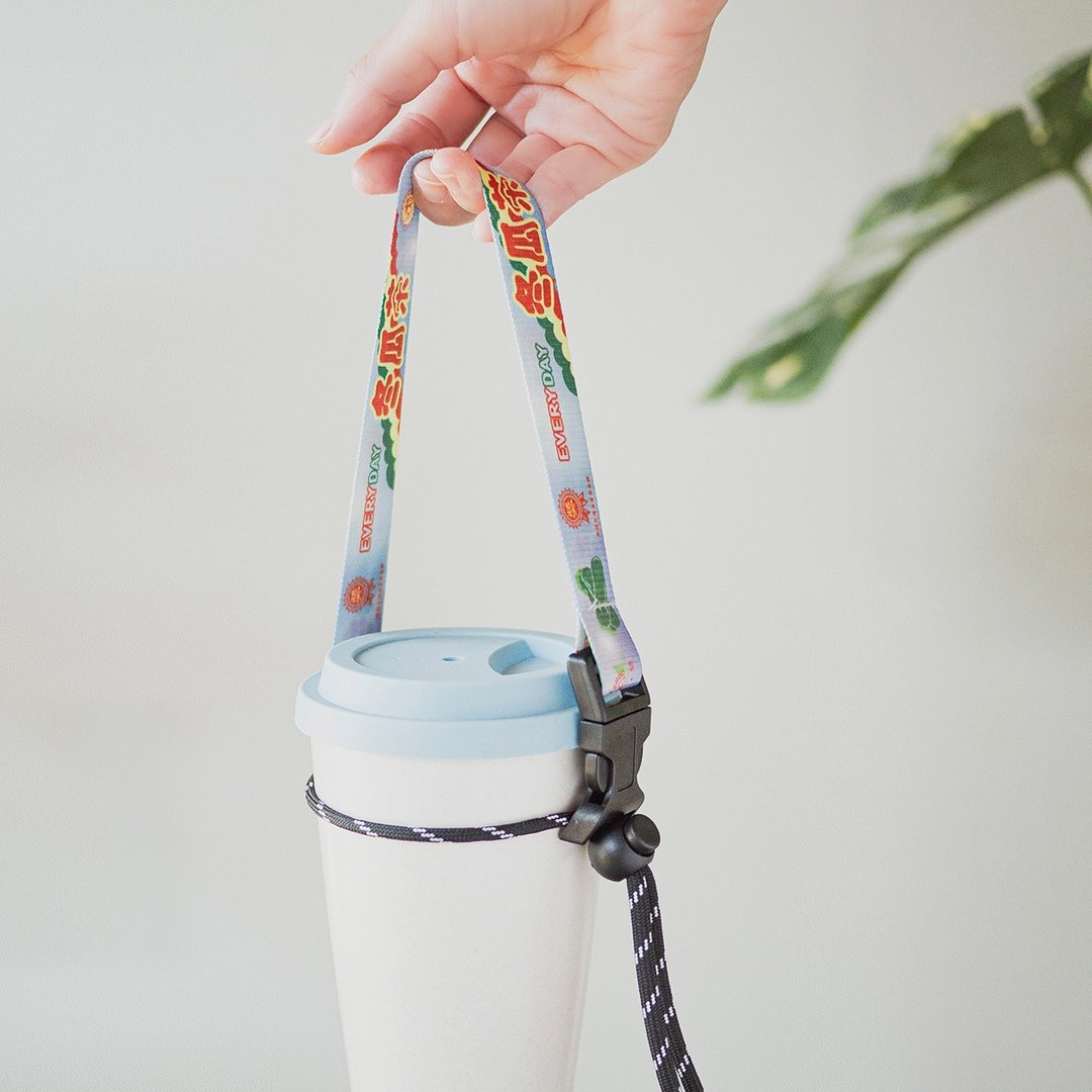 饮料好提绳 Drink Carrier - 冬瓜茶 毕业礼物推荐 - 随行杯提袋/水壶袋 - 聚酯纤维 绿色