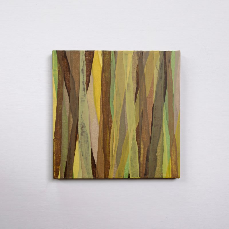 【画】压克力画/日本插画/日本制/室内艺术/卧房挂画/客厅 - 插画/绘画/写字 - 压克力 咖啡色