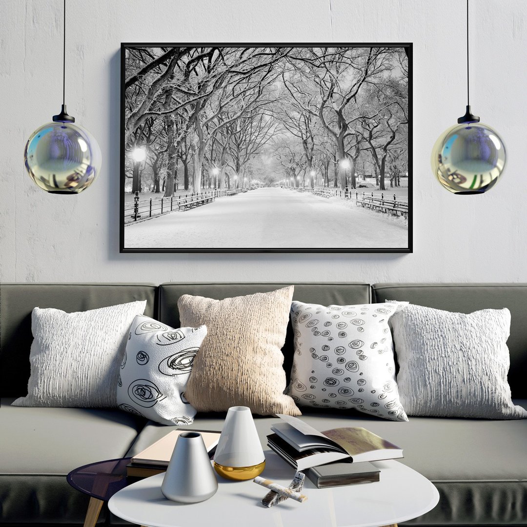 晨之雪 • 纽约中央公园-冬季/雪/白色/浪漫/挂画/装饰/新居落成 - 海报/装饰画/版画 - 棉 多色