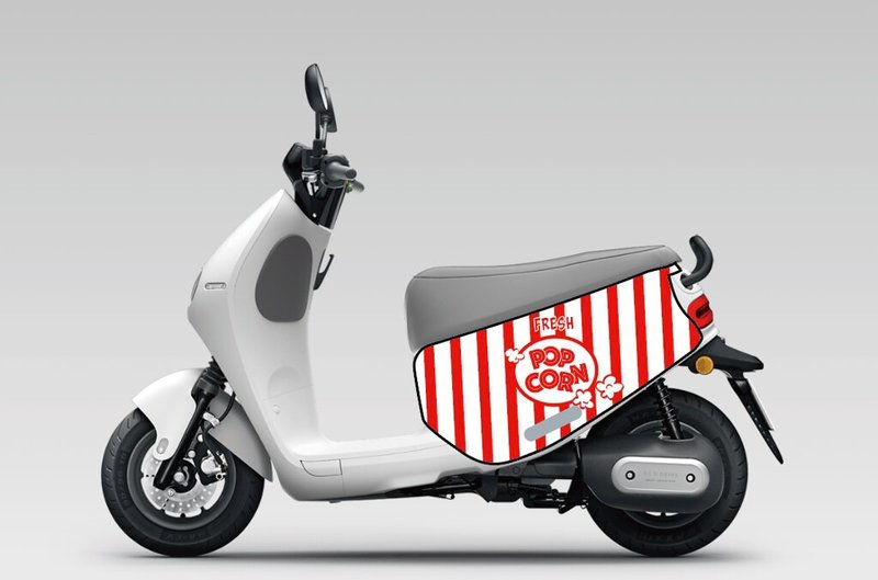 BLR gogoro Delight 防刮车套 iD215 爆米花 - 其他 - 聚酯纤维 白色