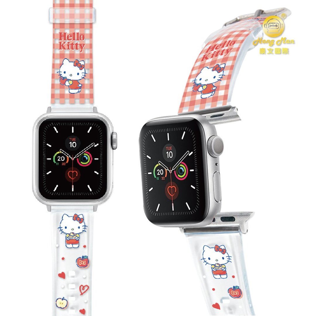三丽鸥系列 Hello Kitty Apple Watch PVC 果冻透明表带 KT 苹果 - 其他 - 塑料 