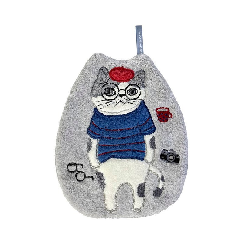 Kusuguru Japan 擦手巾 可挂式 模切造型速干吸水擦手巾 -灰色 - 其他 - 聚酯纤维 灰色