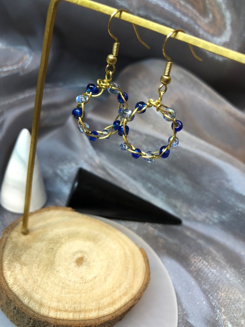 柒家 黄铜 圈圈耳环 - 耳环/耳夹 - 其他金属 金色