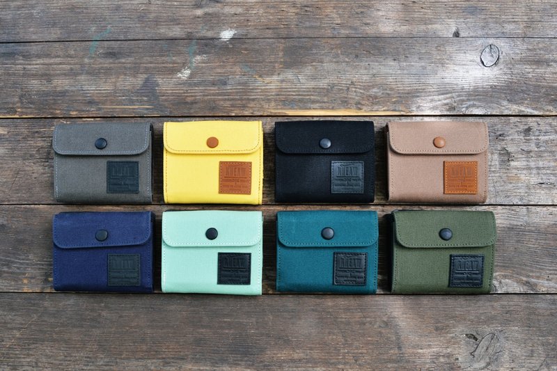 Canvas 14 Bifold wallet 02 - 皮夹/钱包 - 棉．麻 