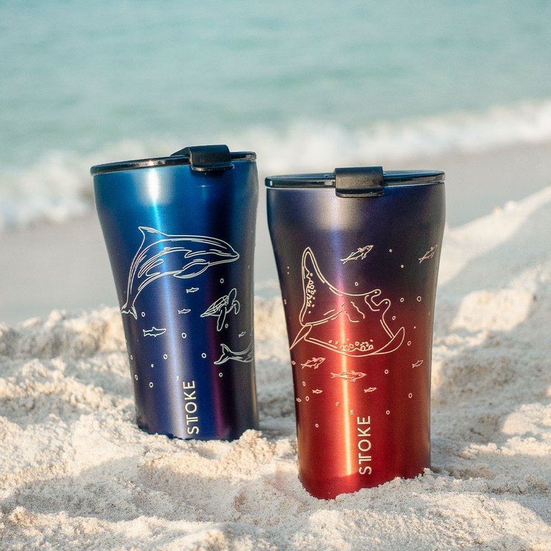 【STTOKE】精品陶瓷保温杯 12oz / 16oz ( 多色任选 / 密封杯盖) - 保温瓶/保温杯 - 不锈钢 多色