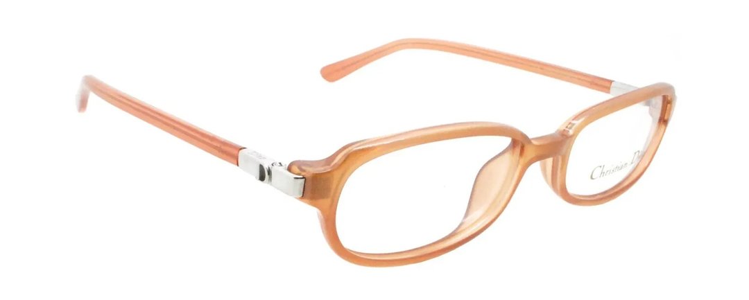 可加购平光/度数镜片Christian Dior 2609 49 90年代古董眼镜 - 眼镜/眼镜框 - 塑料 粉红色