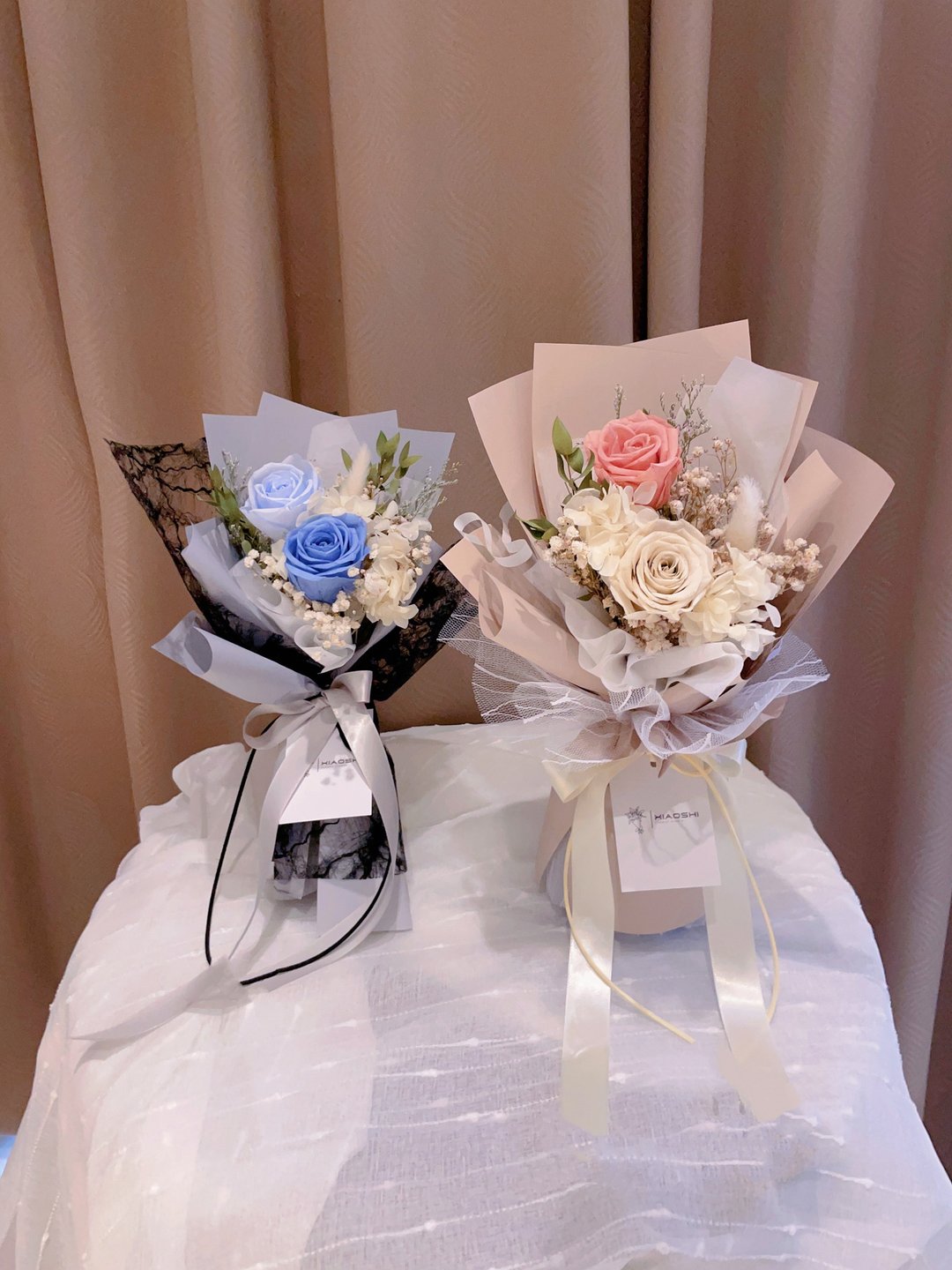多种颜色 永生花花束 干燥花束 情人节花束 七夕花束 母亲节花束 - 摆饰 - 植物．花 多色