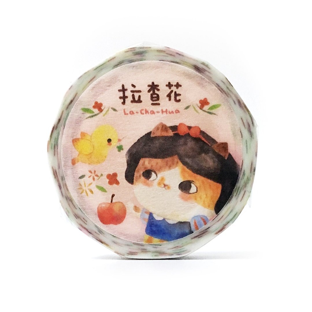 猫咪纸胶带 15mm - 白雪蛙 - 纸胶带 - 纸 