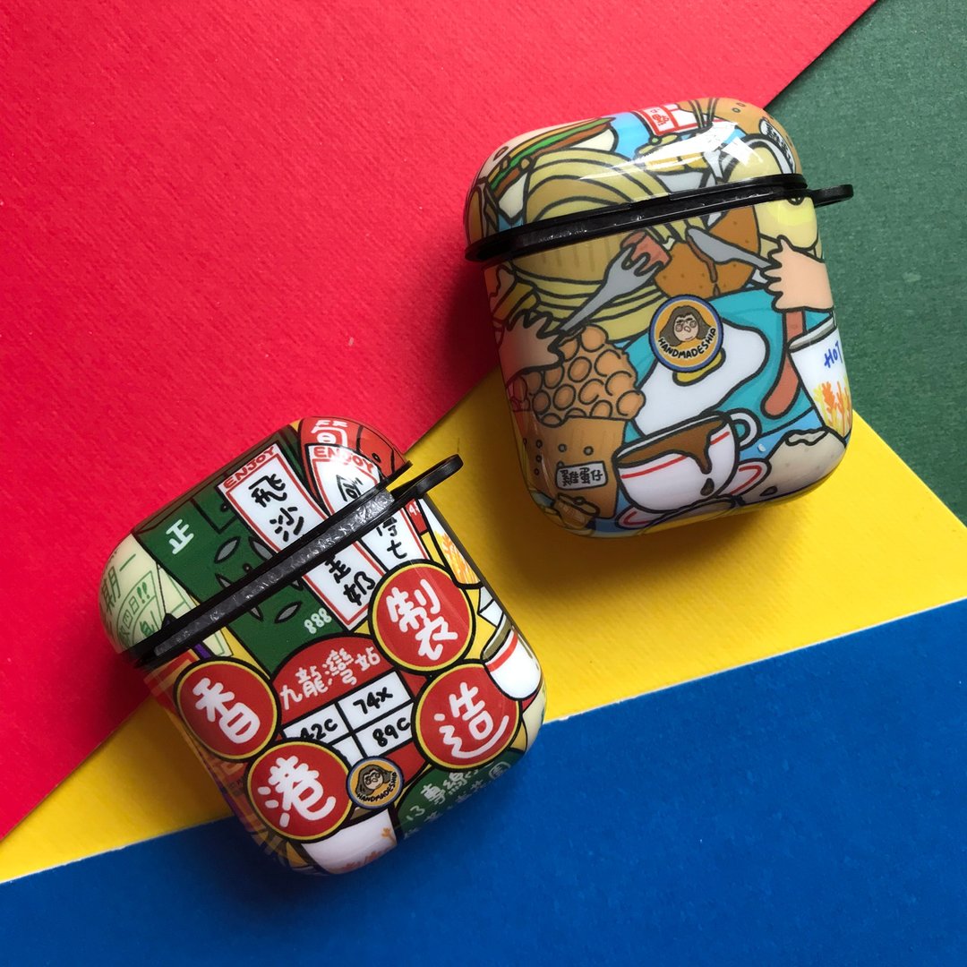 港式早餐 / 怀旧香港 airpods/ airpods pro case/耳机保护壳 - 耳机 - 塑料 