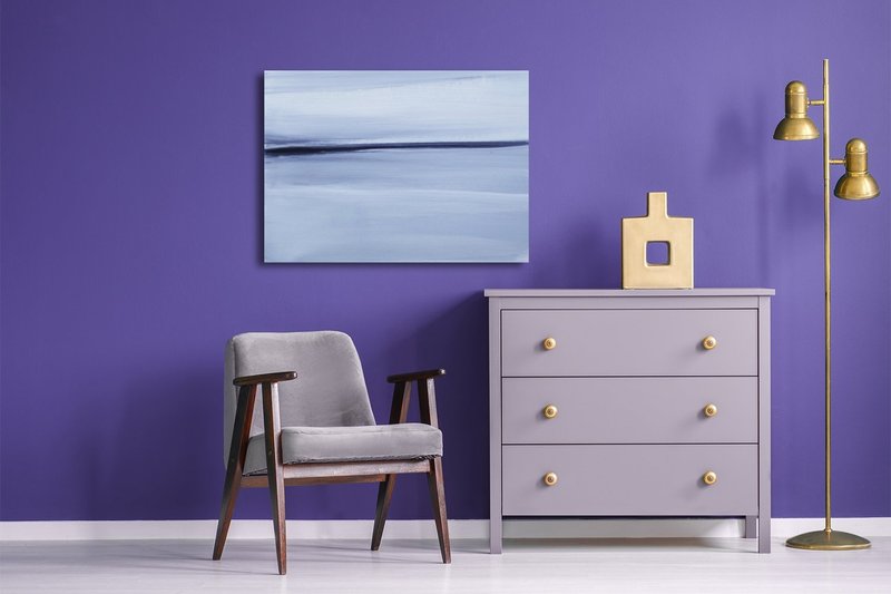 抽像風景 丙烯畫 室內畫 房間裝飾 家居擺設 百搭藝術 Landscape Painting  Hanging Picture Home Furnishings - 海报/装饰画/版画 - 其他材质 多色