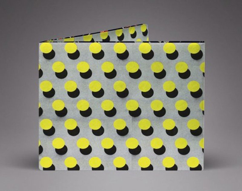 Supervek 波尔卡黄 手工手作 纸皮夹/钱包/短夹 Tyvek环保材质 防水防撕裂 - 皮夹/钱包 - 聚酯纤维 