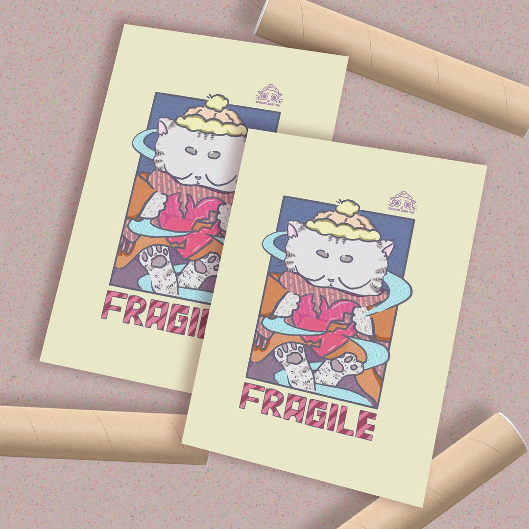 【A3海报】FRAGILE 易碎品 - 海报/装饰画/版画 - 纸 多色