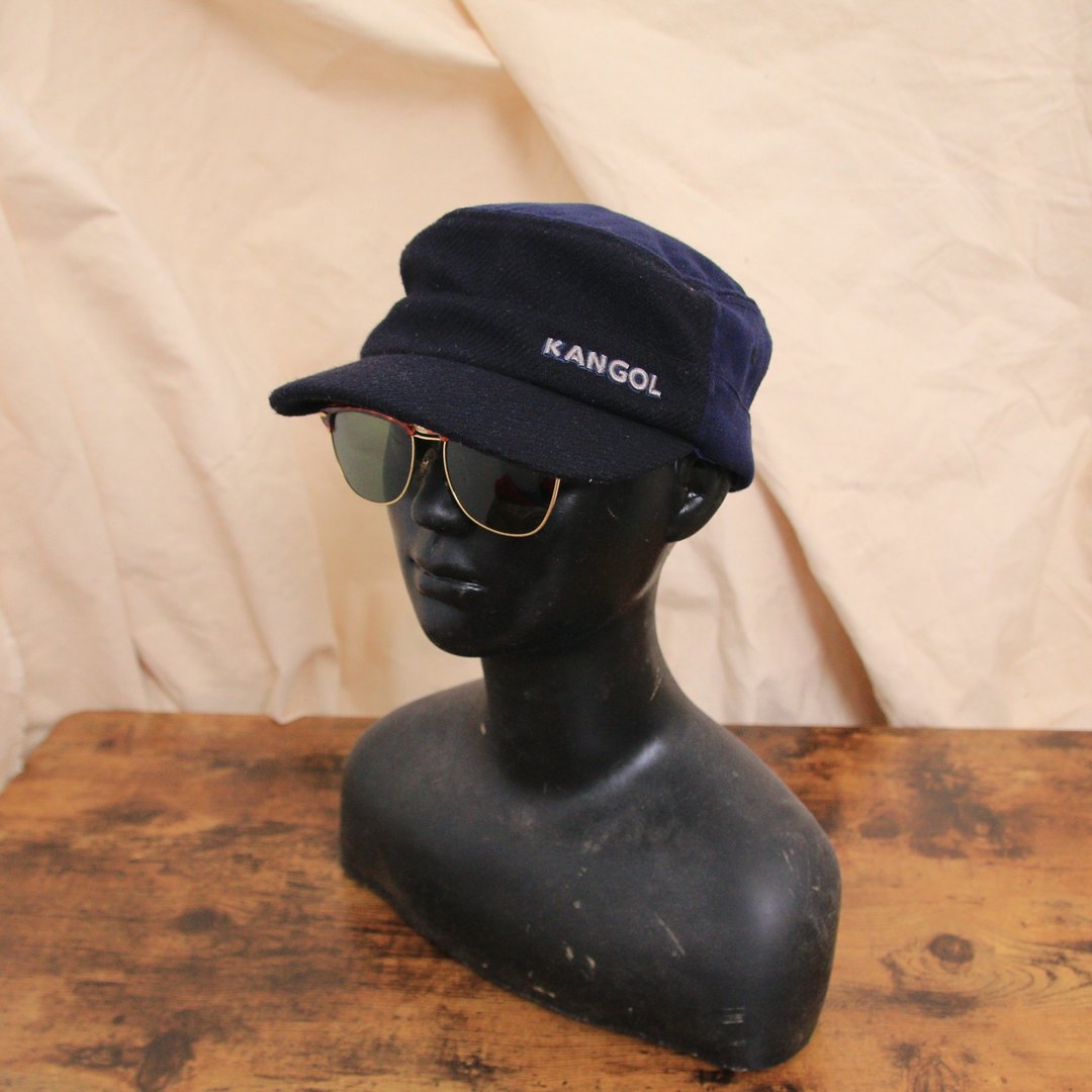 Back to Green:经典品牌帽 Kangol 灰黑色 d-20 vintage hat - 帽子 - 棉 