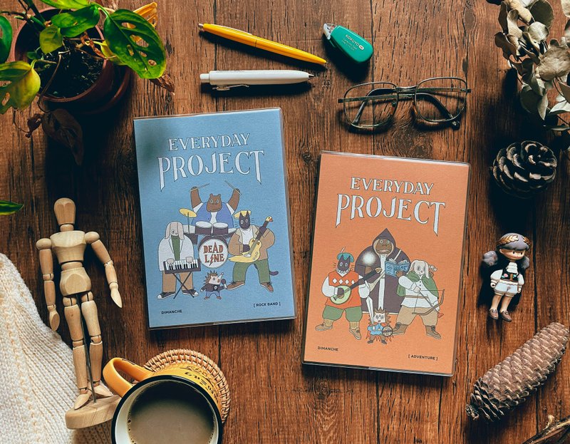 迪梦奇 Everyday Project 每日项目志 v.7 两款可选 - 笔记本/手帐 - 纸 多色