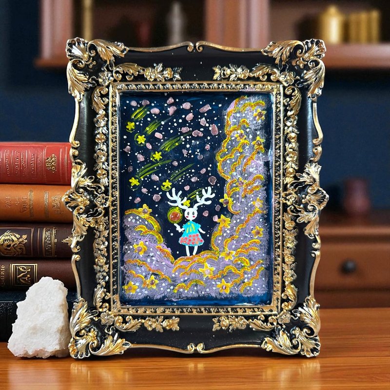 山神精灵的爱之祝福/23x19cm/压克力水晶画/2025绘制 - 摆饰 - 压克力 