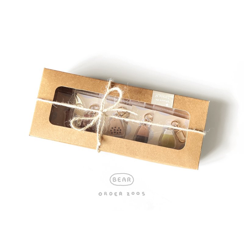 【Pinkoi 线下活动预购商品】来点动物' 压克力吊饰 -全款礼盒- - 吊饰 - 压克力 卡其色