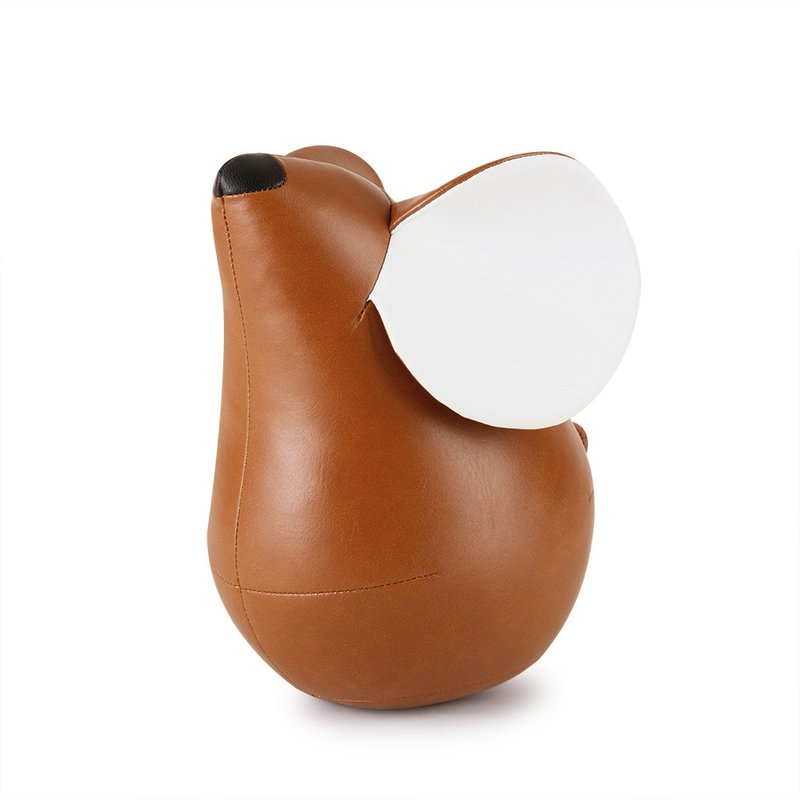 【书挡】老鼠 Mouse 皮革动物摆饰 | 入厝礼物 生肖礼 - 摆饰 - 人造皮革 多色