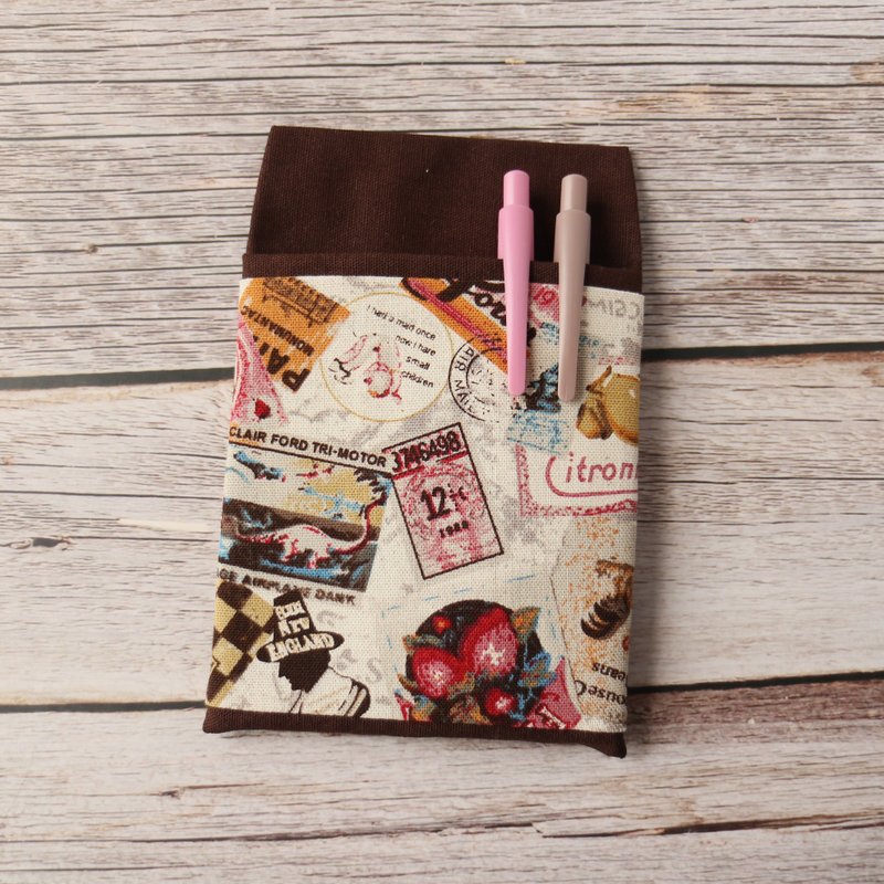 【旅行】口袋型笔袋 护理师笔袋 医师笔袋 老师笔袋 - 铅笔盒/笔袋 - 棉．麻 蓝色