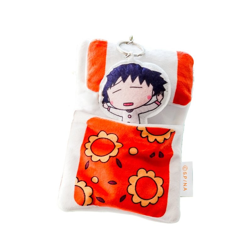 iam我适文创 樱桃小丸子 缩票卡夹 零钱包 收纳包 小包 包包 票卡 - 零钱包 - 聚酯纤维 