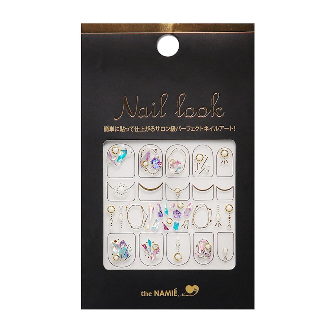【 DIY 美甲】Nail Look 美甲装饰艺术贴纸 水瓶菱镜 - 指甲油/指甲贴 - 纸 金色
