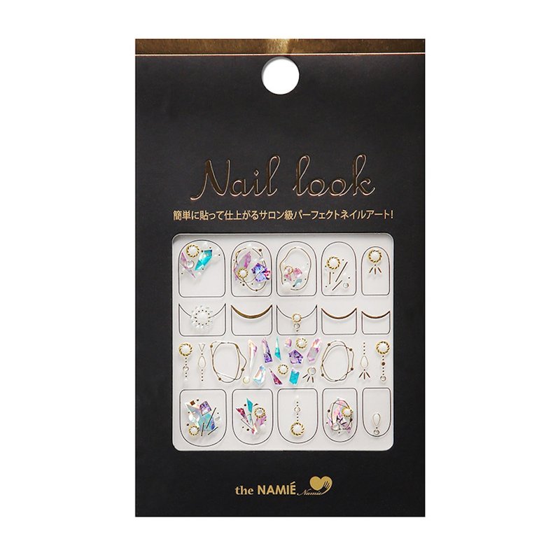 【 DIY 美甲】Nail Look 美甲装饰艺术贴纸 水瓶菱镜 - 指甲油/指甲贴 - 纸 金色