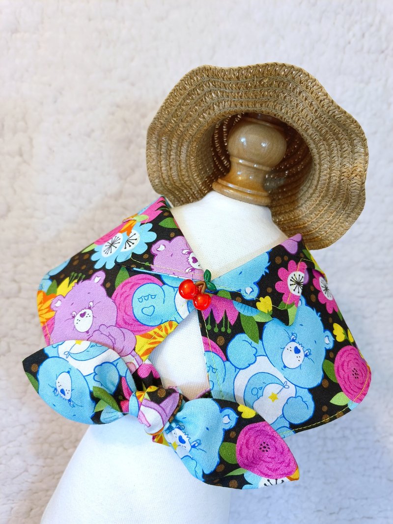 Summer Aloha 夏老威恤衫造型颈饰 宠物 猫犬 狗狗 颈项 collar - 衣/帽 - 棉．麻 红色