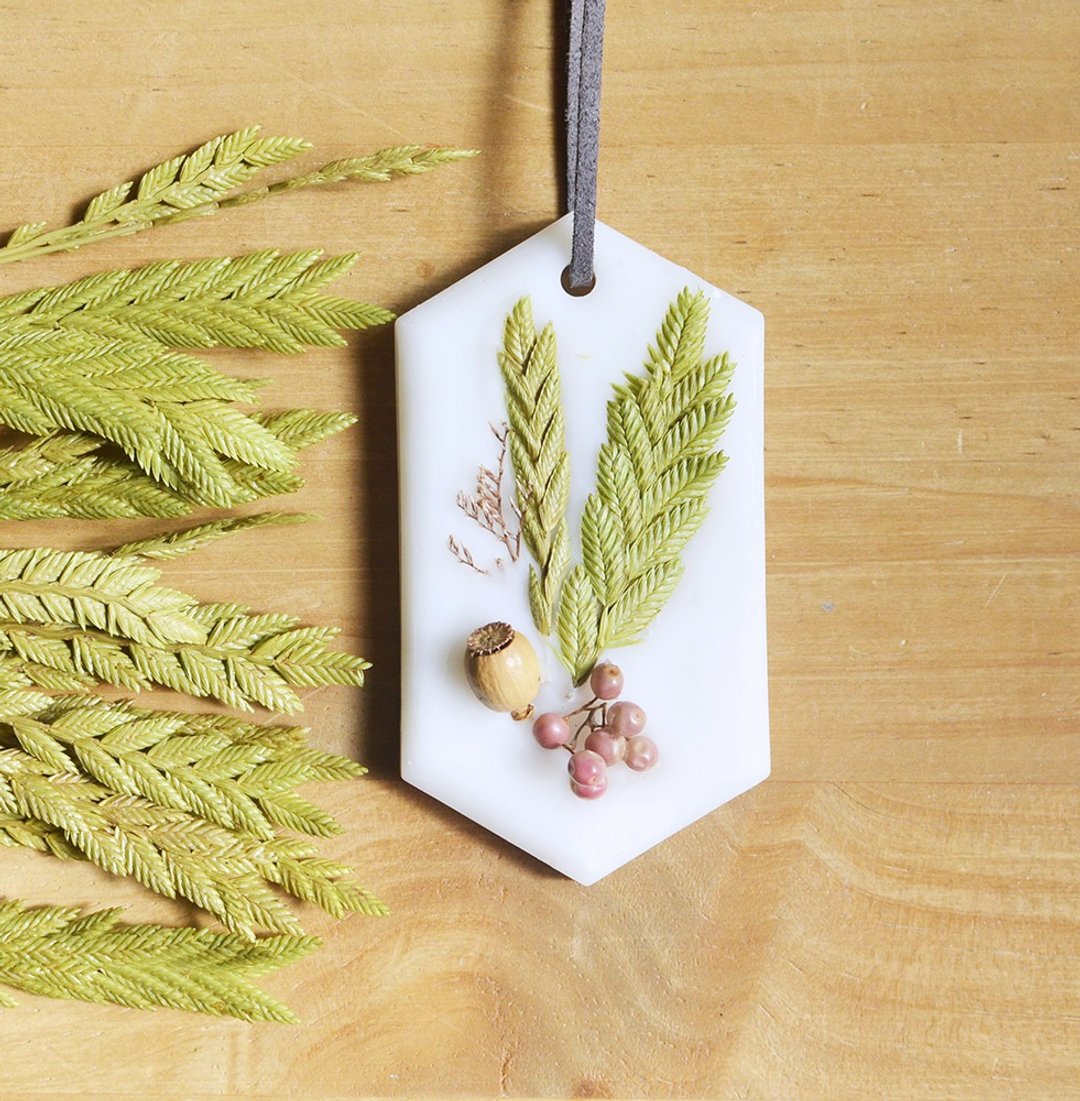 绿之森 凝香蜡片- 扩香蜡, 迷迭香, 冷杉, 个人精油芳香 - 香薰/精油/线香 - 植物．花 绿色